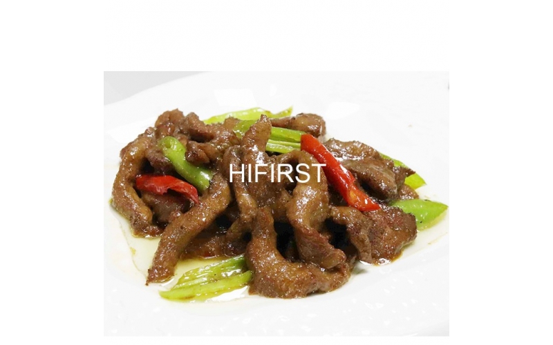 Black pepper meat strips